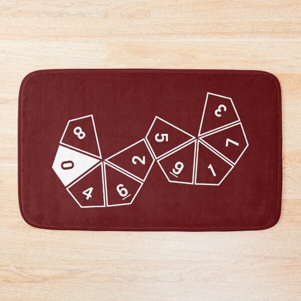 Item preview, Red Unrolled D10 designed and sold by clarkstpress.