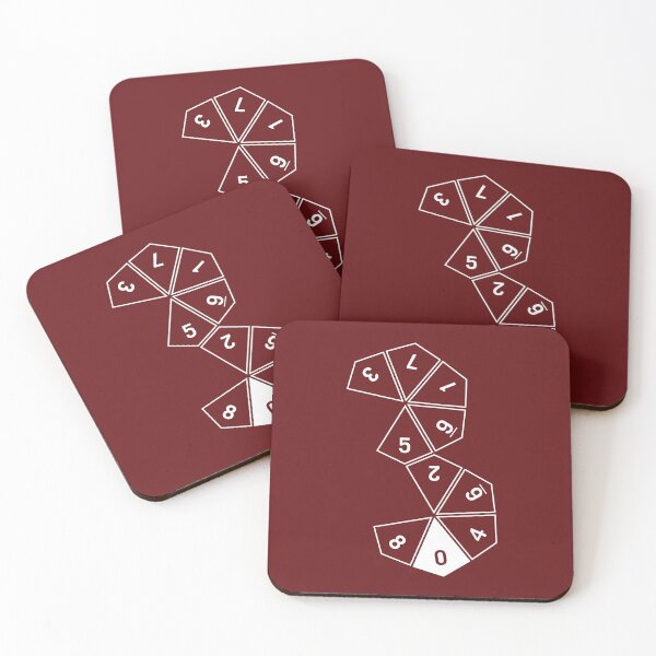 Item preview, Red Unrolled D10 designed and sold by clarkstpress.