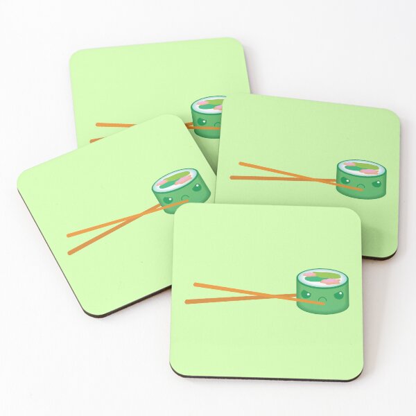 Item preview, unhappy sushi on chopsticks designed and sold by jazzydevil.