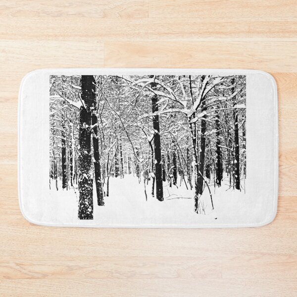 Item preview, Black and White Winter Forest designed and sold by Debbie Oppermann.