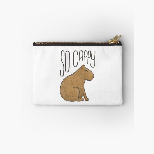 Aperçu de l'œuvre Sérieusement 'So Cappy' Right Now - Capybara Illustration créée et vendue par DorkRind.