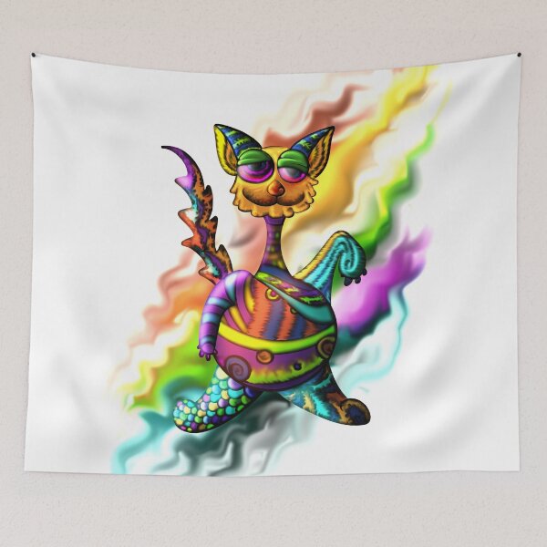 Item preview, Crazy Cat designed and sold by DinkumDoodles.