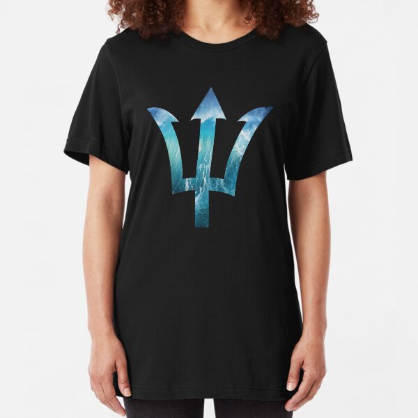 Poseidon Trident Ocean Slim Fit T-Shirt