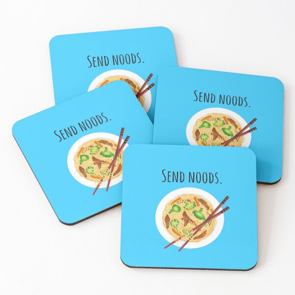 Item preview, Send noods. Chow mein noodle art designed and sold by KeytonDesign.