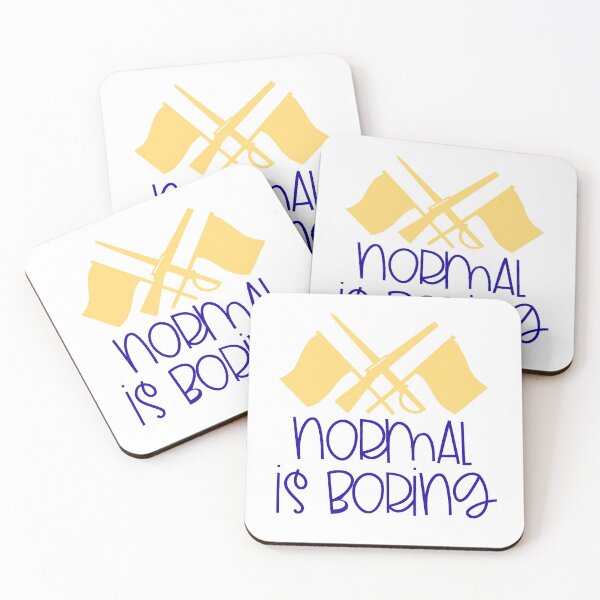 Item preview, Normal Is Boring - Color Guard designed and sold by BandMomDesigns.
