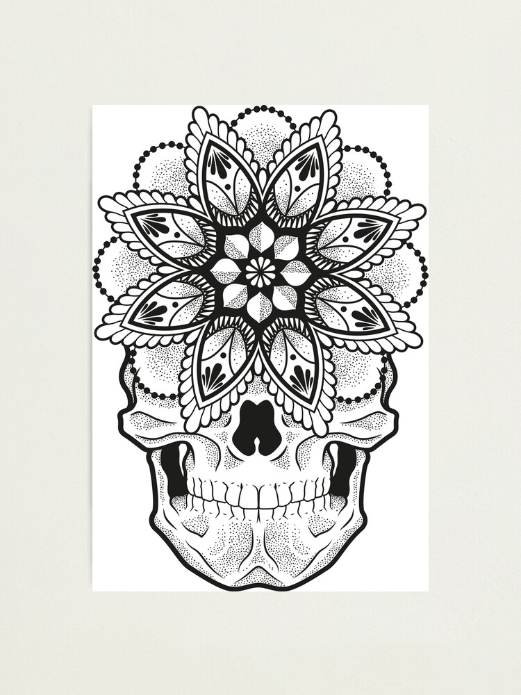 Mandala Skull | Photographic Print