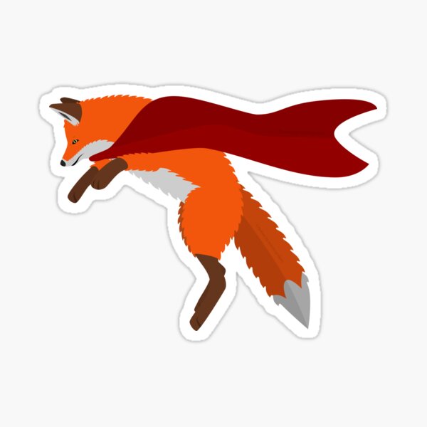 SuperFox Sticker