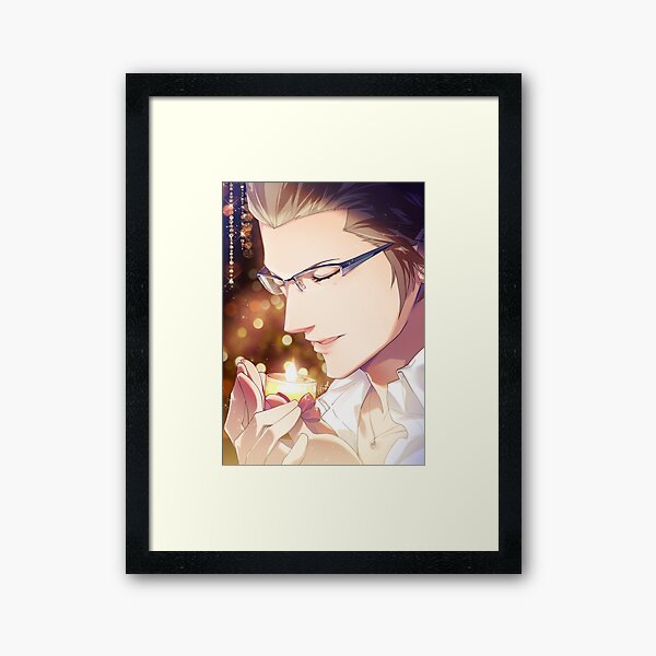 Ignis with a candle Framed Art Print