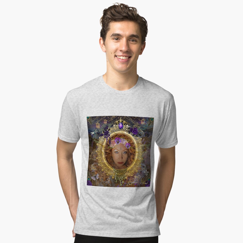 Item preview, Tri-blend T-Shirt designed and sold by PurplePeacock.