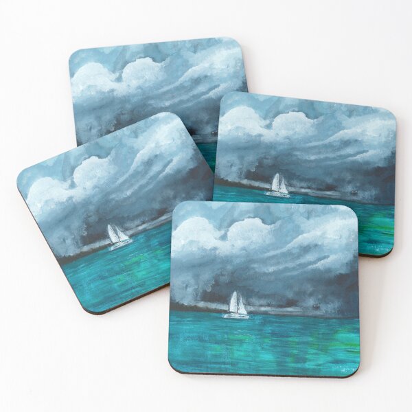 Item preview, Stormy Seas Watercolour Artwork designed and sold by CanvasandCopper.