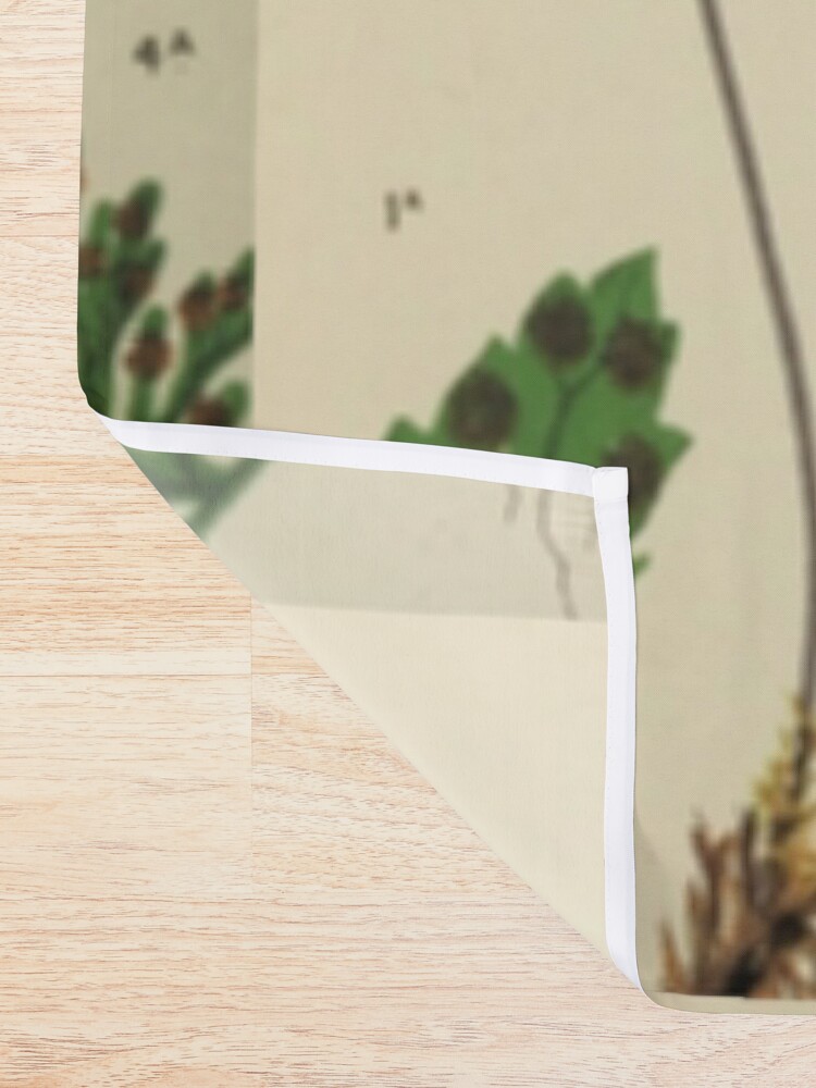 Alternate view of Botanical Ferns Shower Curtain