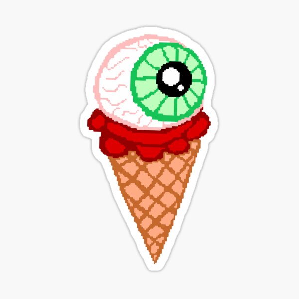 Retro 80s Blocky Ice Cream Cone Kids T Shirt