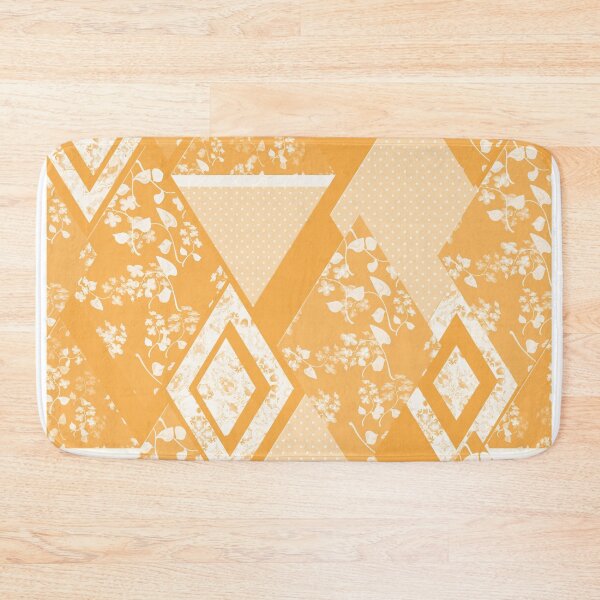 Item preview, Yellow patchwork, patchwork, yellow, patch, abstract, geometric, folklore designed and sold by fuzzyfox.