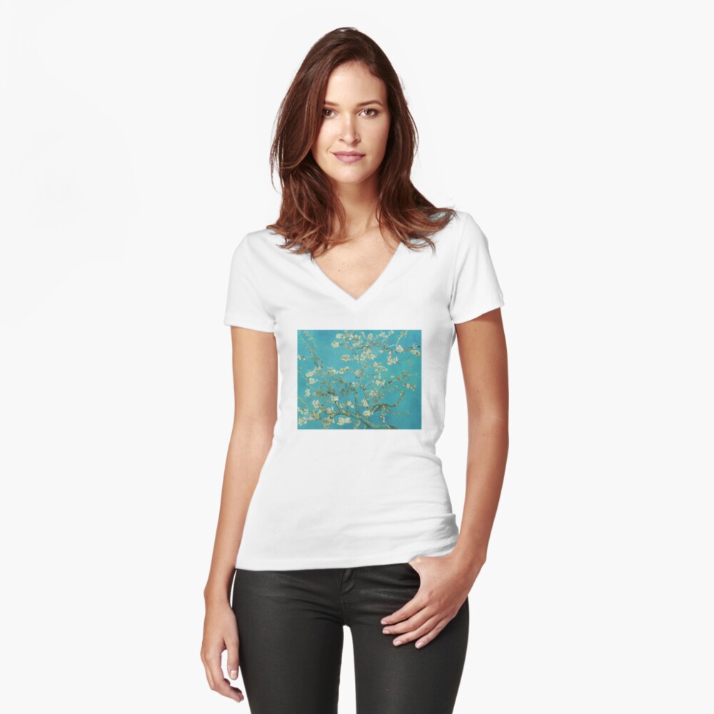 Item preview, Fitted V-Neck T-Shirt designed and sold by alexvoss.