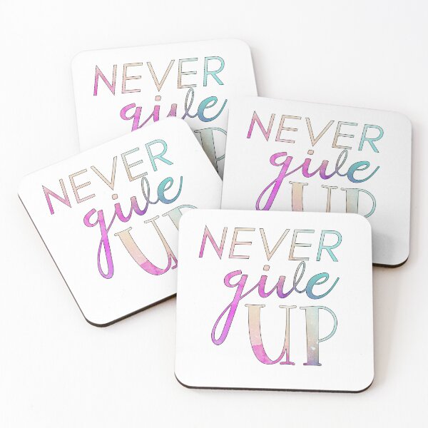 Item preview, Never Give Up designed and sold by TheWriteShoppe.