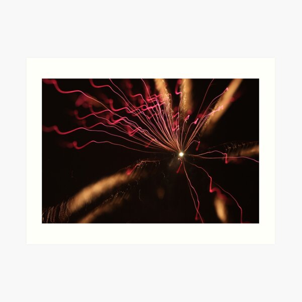 fireworks Art Print