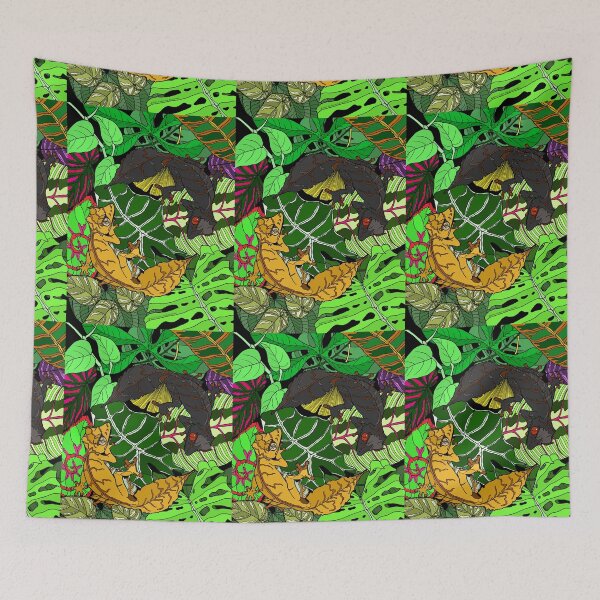 Item preview, Satanic Leaftail Geckos on Leaves (Full Page) designed and sold by TinkerandBone.