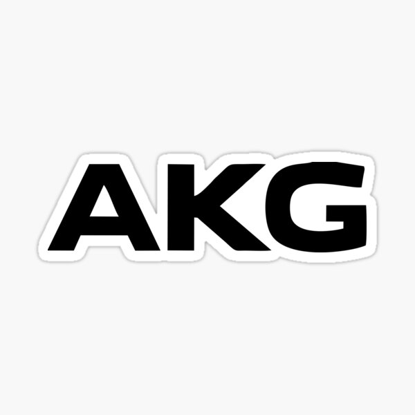 ADESIVO AKG ACOUSTICS ERLENBACH STICKER AUTOCOLLANT VINTAGE 80s ORIGINAL 