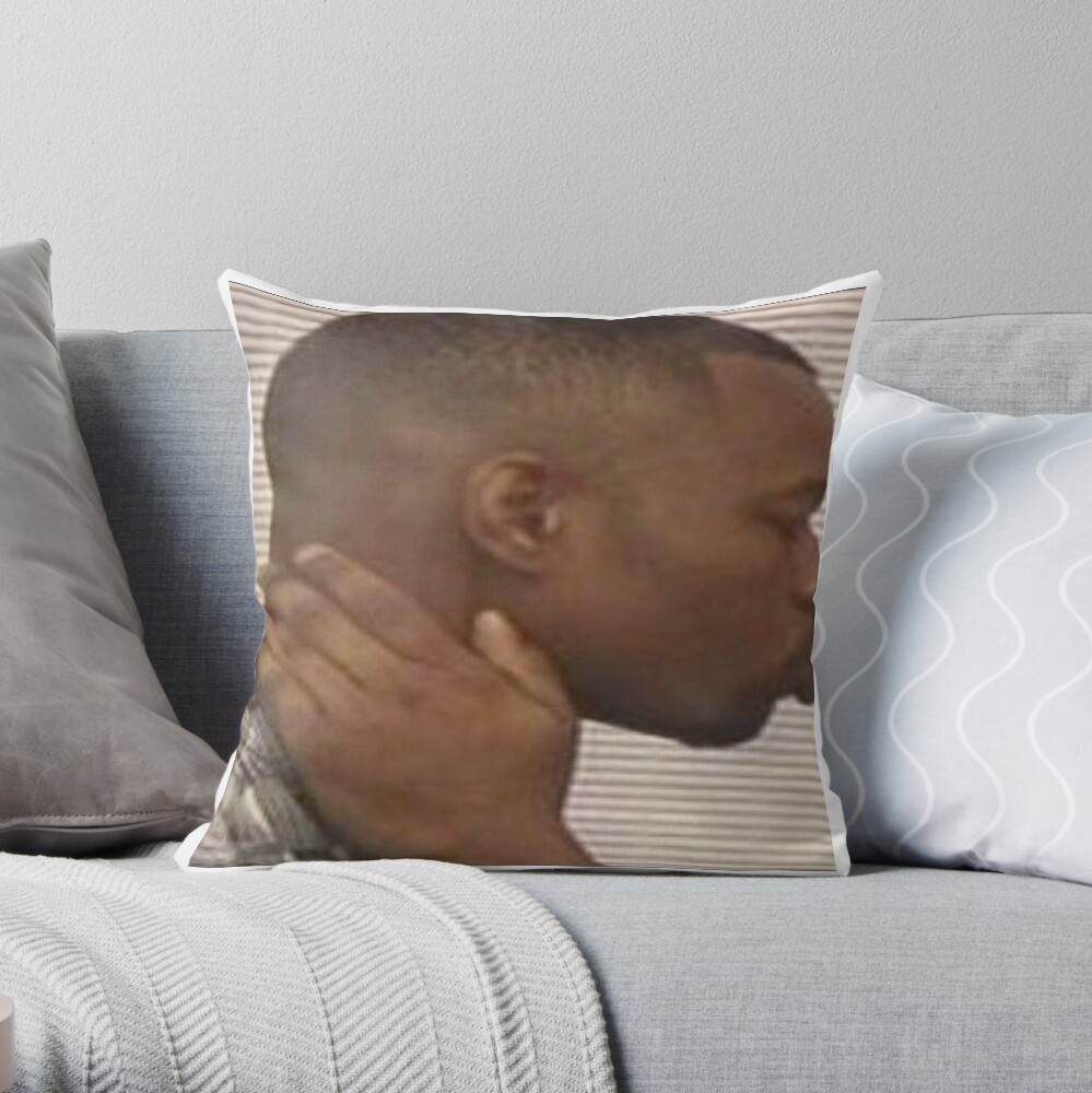 two-black-men-kissing-meme-left-throw-pillow-for-sale-by-jridge98