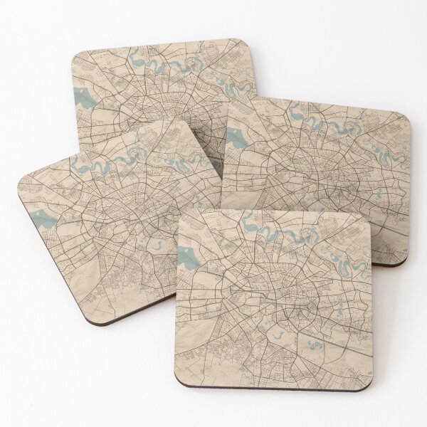 Item preview, Bucharest Sepia Map designed and sold by CPTVDesign.