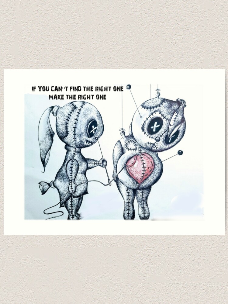 Perfect Voodoo Doll Art Print By Williamdoviw Redbubble