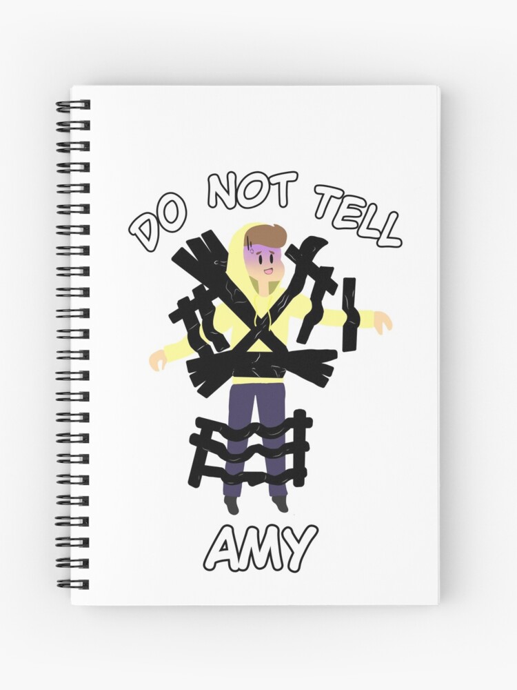 Don T Tell Amy Unus Annus Markiplier Cartoon Spiral Notebook By Kendrinium Redbubble