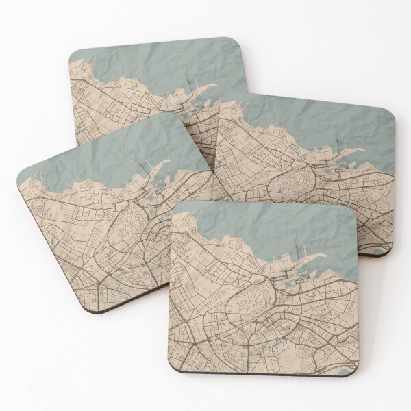 Item preview, Tallinn Sepia Map designed and sold by CPTVDesign.