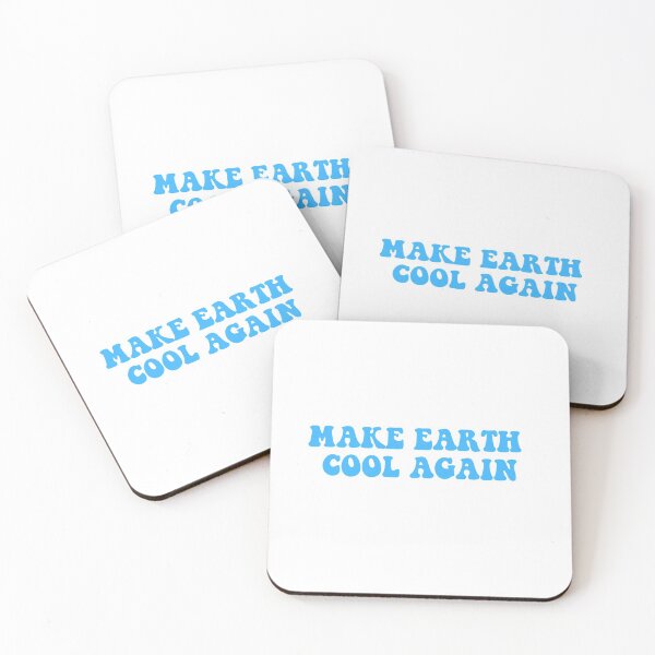 Item preview, Make Earth Cool Again - blue  designed and sold by NurseAvaSierra.