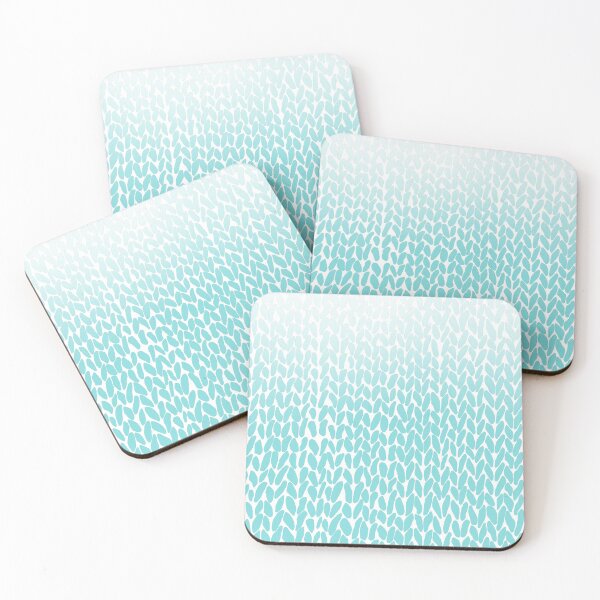 Item preview, Hand Knit Ombre Teal designed and sold by ProjectM.