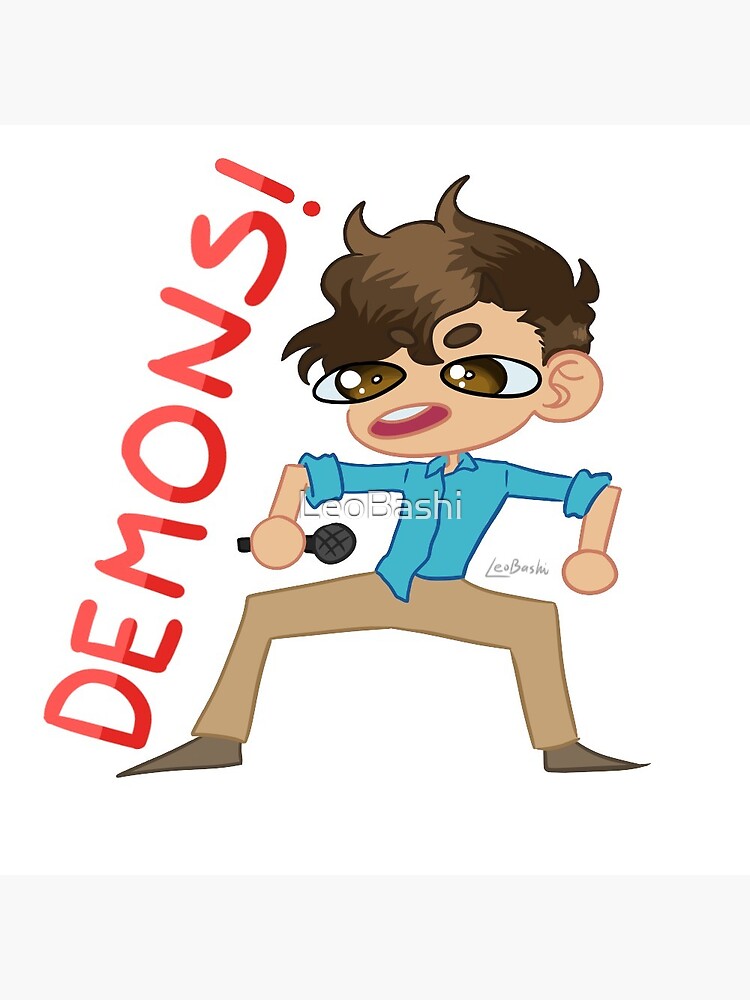 Jim There Are Demons Here Greeting Card By Leobashi Redbubble