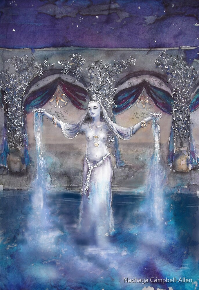  Mari  Goddess of the Flowing waters by Silk Alchemy 