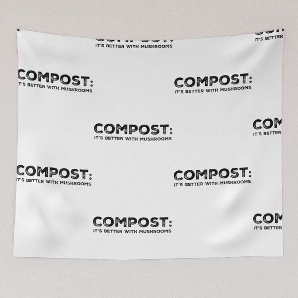 Item preview, Compost: Its better with Mushrooms designed and sold by homesteadswag.
