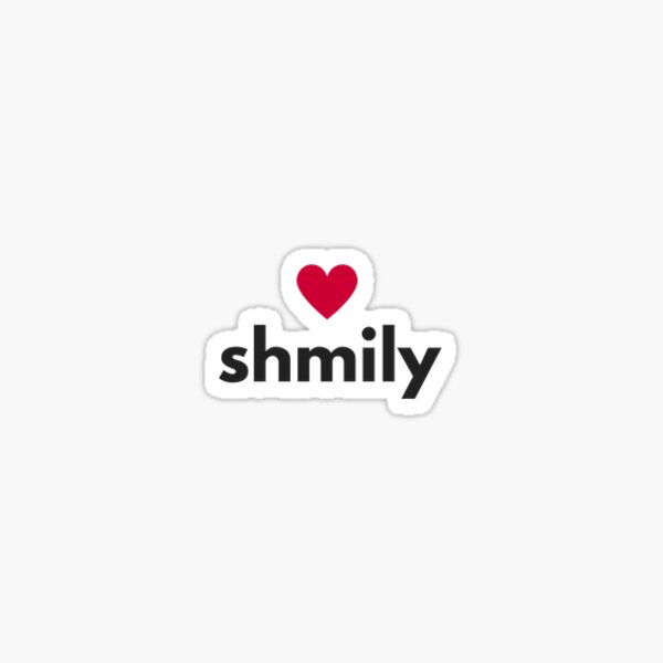 shmily (See How Much I Love You) with Red Heart Sticker