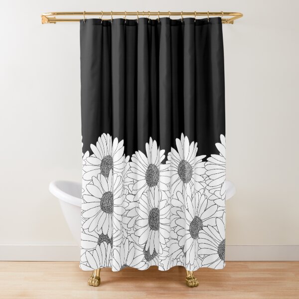 Daisy Boarder Shower Curtain