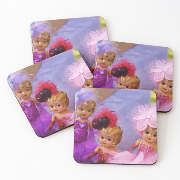 Item preview, Carnival Dolls, throw cushion.  designed and sold by ginnymac.