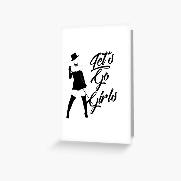 twain tour kan lets go girls shania 04 Greeting Card
