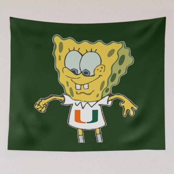 Item preview, SpongeBob U Miami Shirt designed and sold by one-broke-kid.