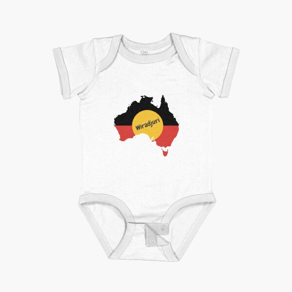 Aperçu de l'œuvre Aborigène d'Australie Wiradjuri créée et vendue par Taz-Clothing.