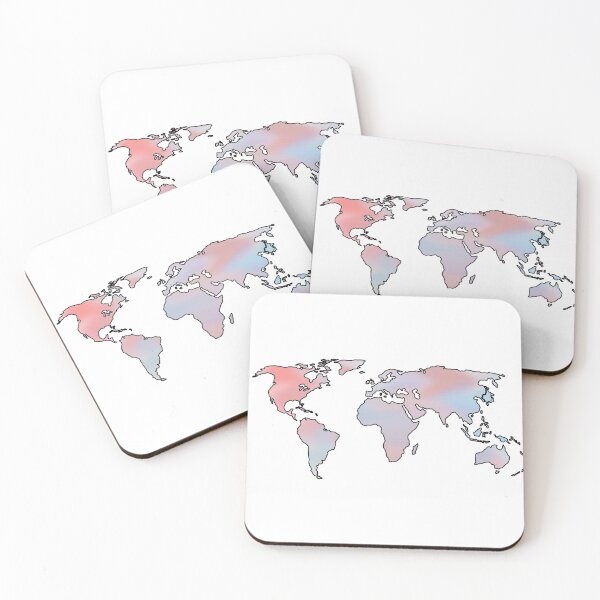 Item preview, Tie-Dye World Map designed and sold by caitlinarsen.
