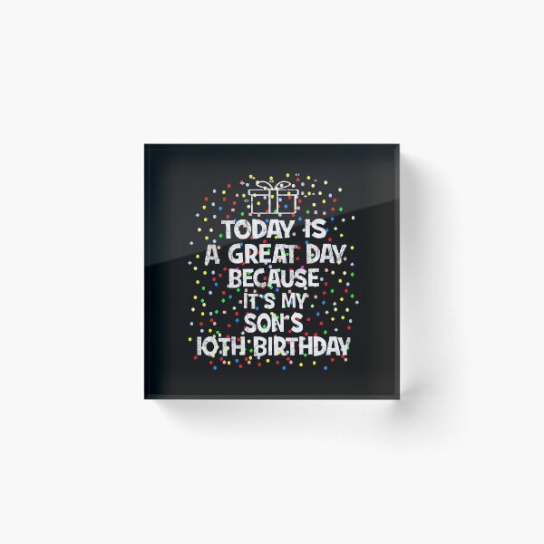 Item preview, I Cant Keep Calm It's My Son's 10th birthday Boy Gift designed and sold by Grabitees.