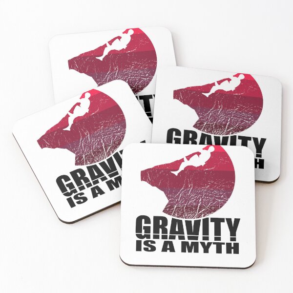 Item preview, Gravity is a Myth Vintage bouldering climbing designed and sold by shurikaner.