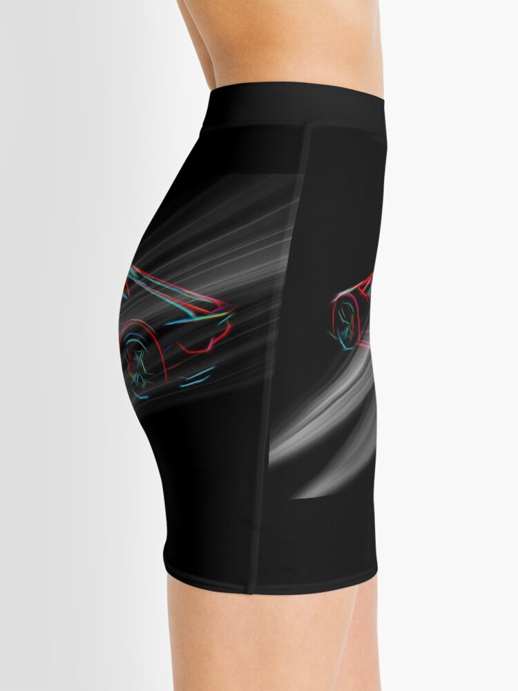 Alternate view of Lambo Digitally Enhanced Mini Skirt