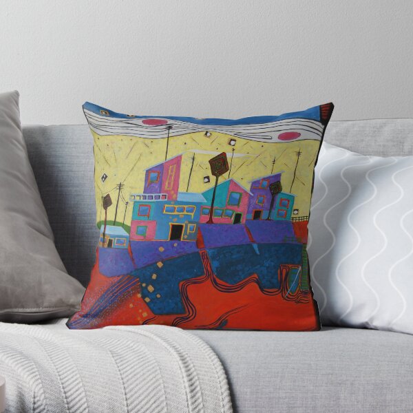 Whale Song Throw Pillow
