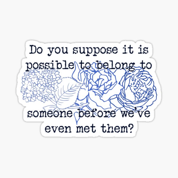 To Belong to Someone Sticker
