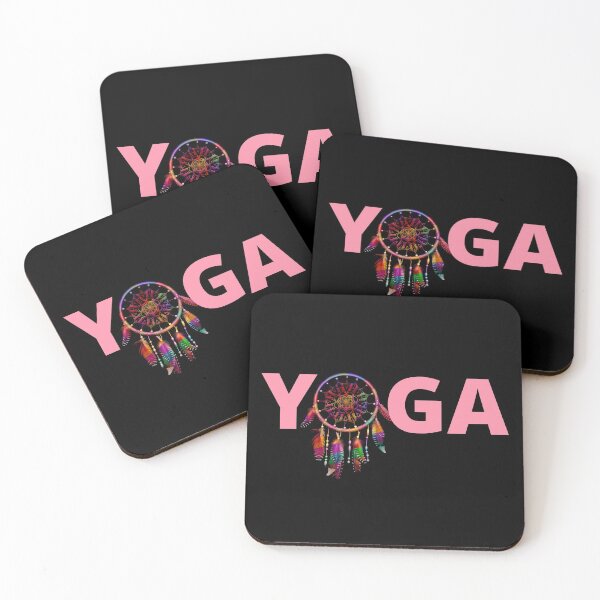 Item preview, Yoga block letters with dream catcher designed and sold by Rhu Creations.