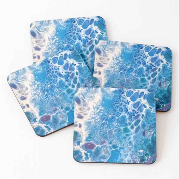 Item preview, Fluid art Texture. Abstract acrylic with ocean and sea texture designed and sold by Anastasia Halych.