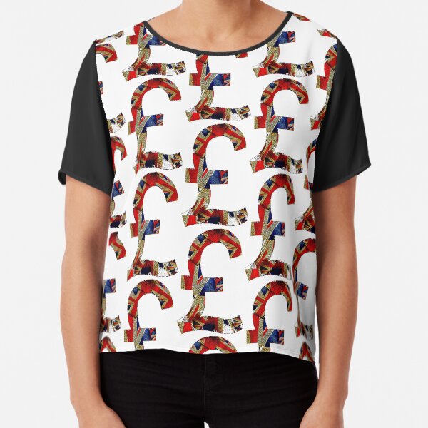 British Pound Chiffon Top