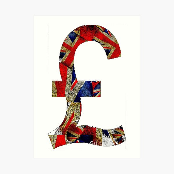 British Pound Art Print