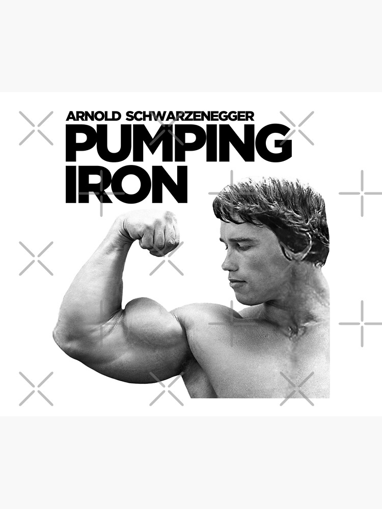 Arnold Schwarzenegger Classic Pumping Iron Duvet Cover for Sale by  VectorDesigner