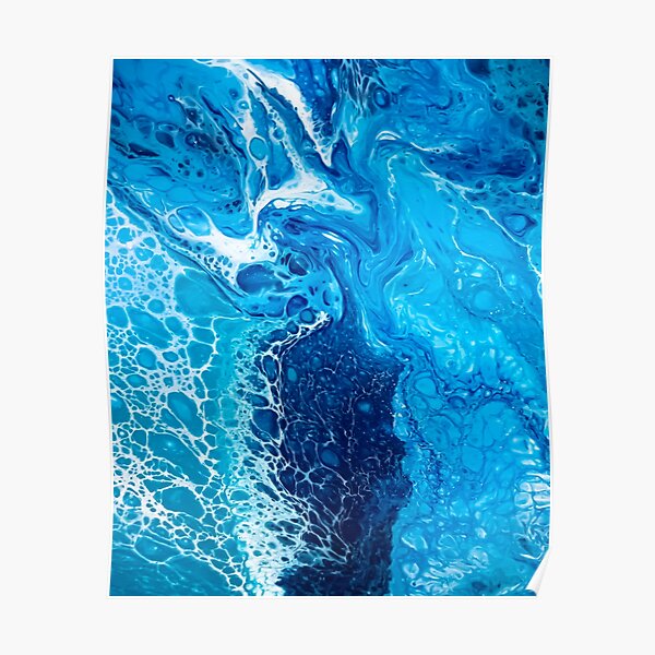 Fluid art Poster